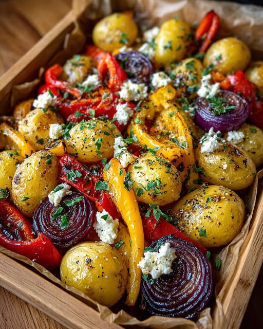 Red Onion & Creamy Feta Crumble Recipe