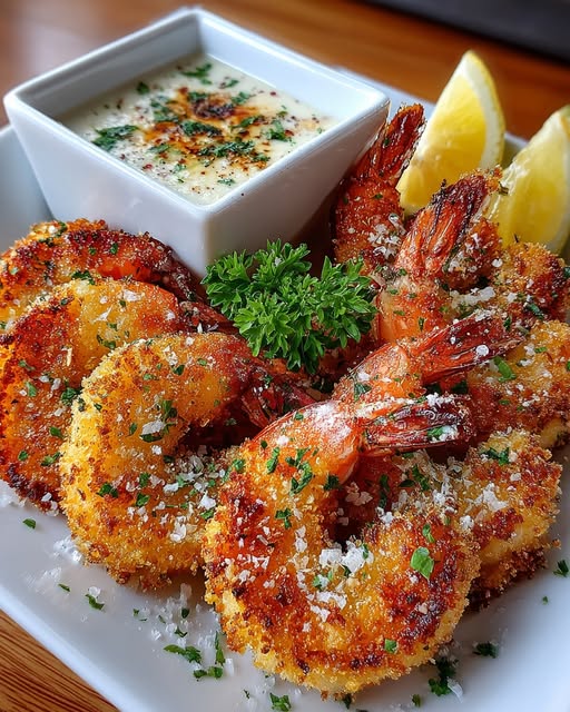 Heart-Shaped Fried Shrimp Recipe - Recipe Image