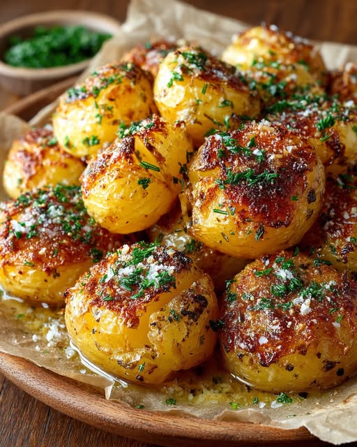 with Warm Brie Fondue & Garlic Herb Oil Recipe