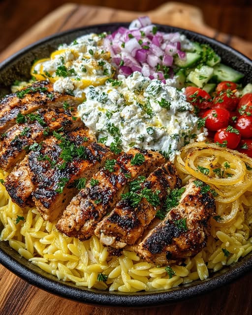 zo Bowl with Roasted Garlic Whipped Feta Recipe - Recipe Image