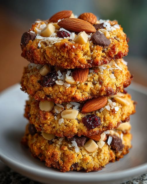 Golden Crunch Nut & Seed Energy Cookies Recipe