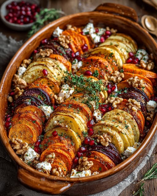 Walnuts & Pomegranate-Honey Glaze Recipe - Recipe Image