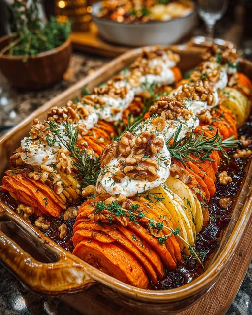 Walnuts & Cranberry-Honey Glaze Recipe - Recipe Image