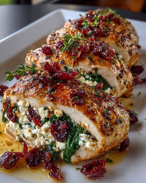 Stuffed Chicken Breasts with Goat Cheese Recipe - Recipe Image