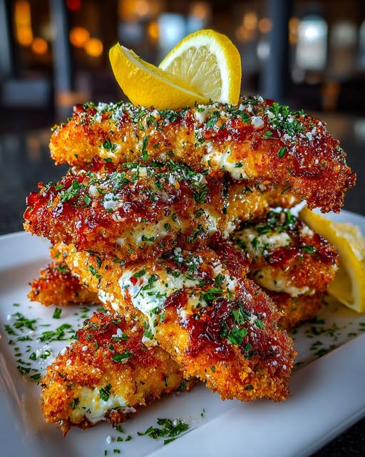 mon Feta Chicken Tenders with Herb Crust Recipe - Recipe Image