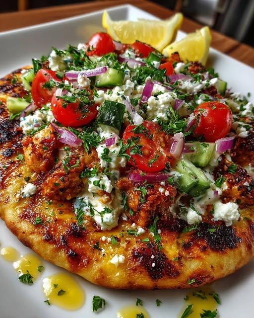 tbread with Spicy Lemon Honey Feta Cream Recipe
