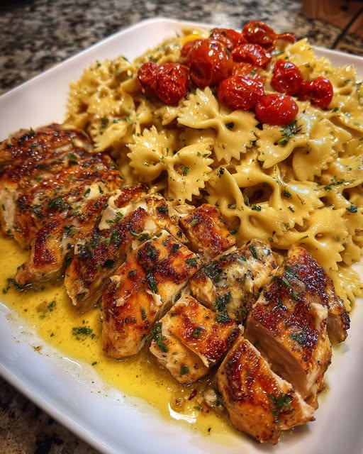 a with Creamy Garlic Butter Cheese Sauce Recipe - Recipe Image