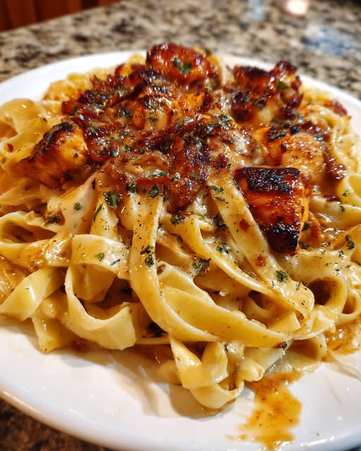 ttuccine in Garlic Parmesan Cheese Sauce Recipe - Recipe Image