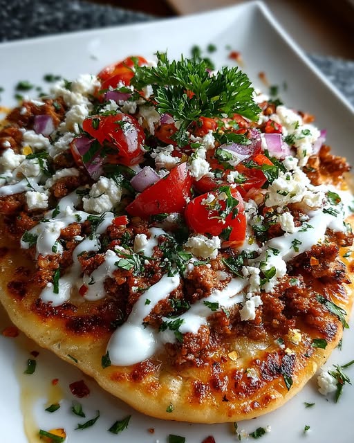 rkey Flatbread with Hot Honey Feta Cream Recipe