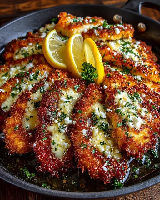a Chicken Cutlets with Garlic Herb Crust Recipe - Recipe Image