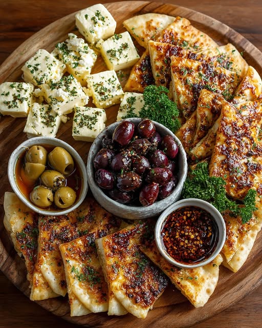 Olives & Pita Chips Recipe