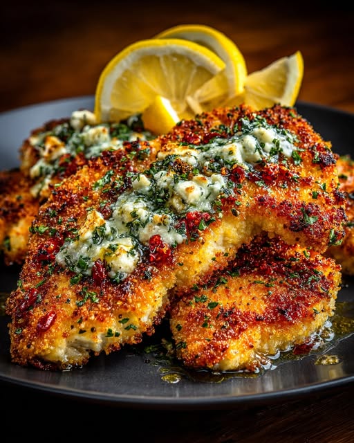 en Cutlets with Mediterranean Herb Crust Recipe