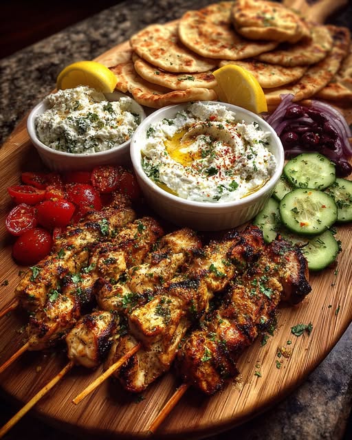 laki Grazing Board with Whipped Feta Dip Recipe - Recipe Image