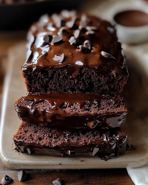 Hot Fudge Brownie Bread Recipe - Recipe Image