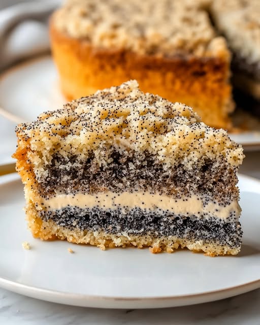 Mohnkuchen (German Poppy Seed Cake) Recipe