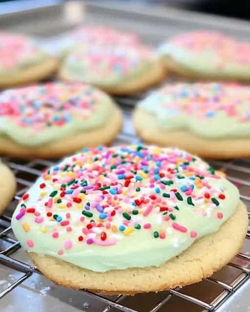 Soft Sugar Cookies with Frosting Recipe - Recipe Image