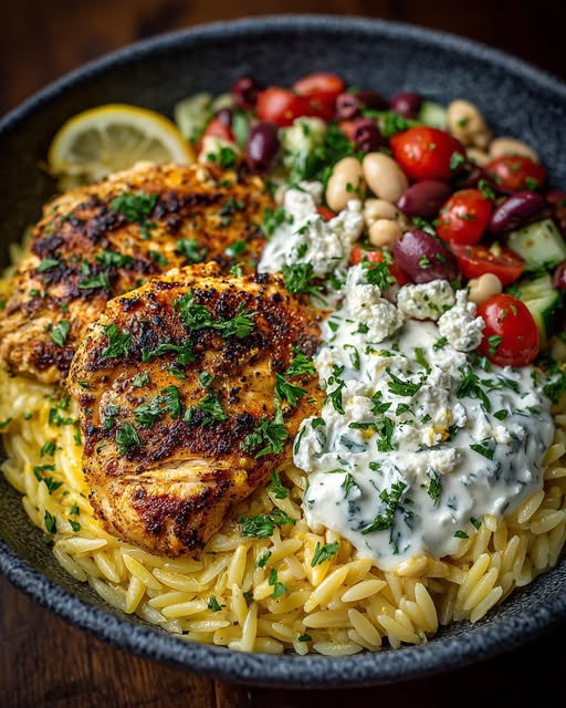 a Yogurt Sauce & Olive Mix & White Beans Recipe