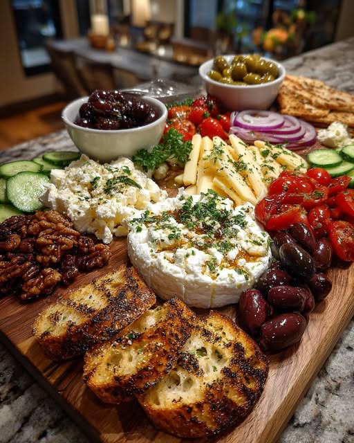 Mediterranean Goat Cheese Board – Easy Appetizer Recipe