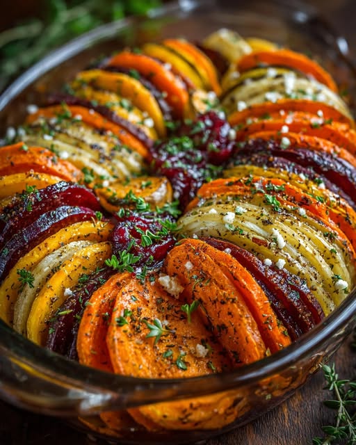 Carrot Bake with Cranberry-Honey Drizzle Recipe - Recipe Image