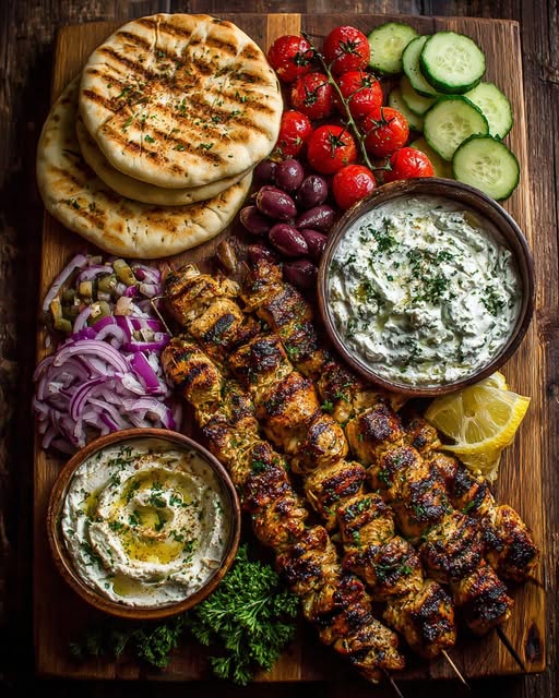 laki Grazing Board with Whipped Feta Dip Recipe