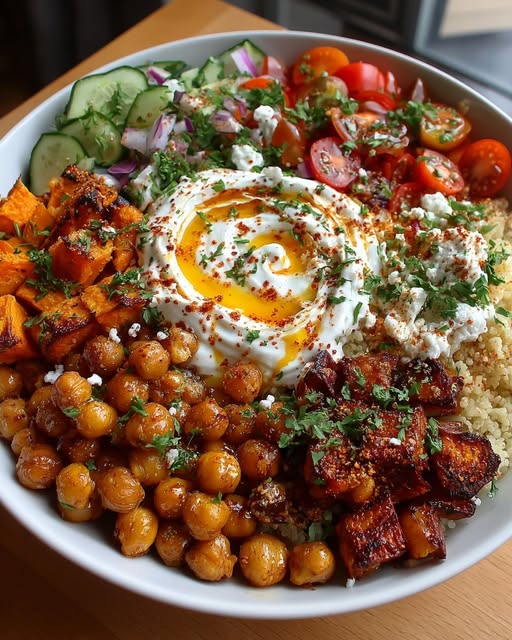 ato Bowl with Whipped Feta and Hot Honey Recipe